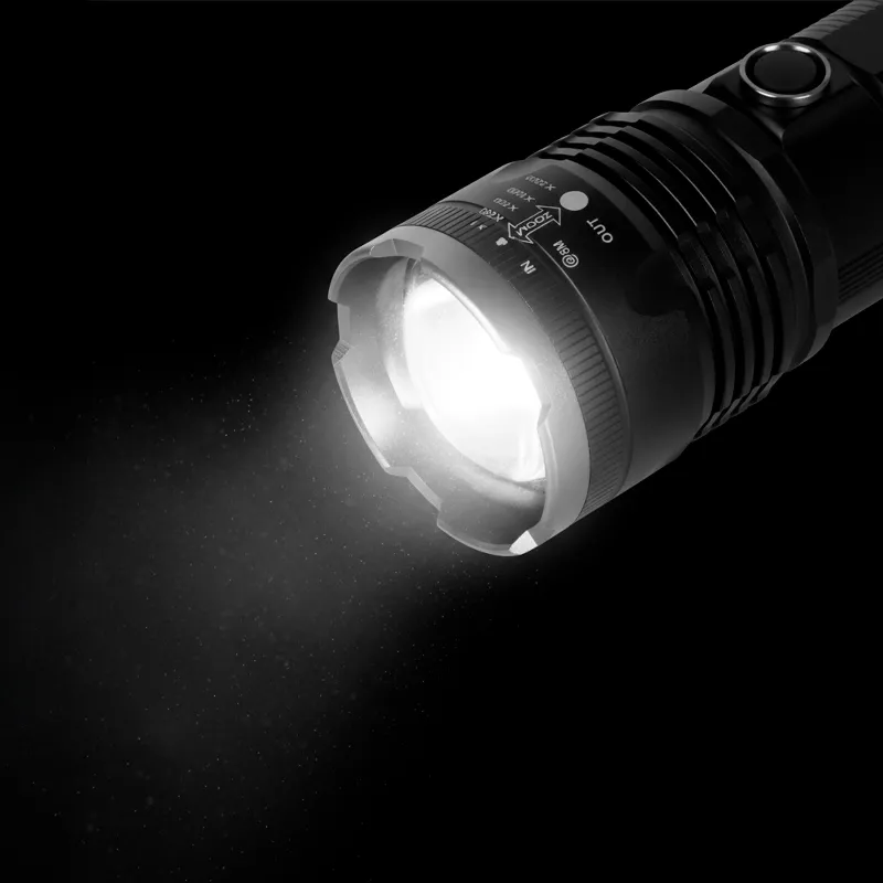 Lanterna reincarcabila LED cu zoom Rebel URZ0916, 20 W