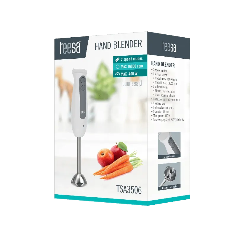 Blender Mana Alb 400W Teesa