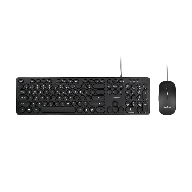 Set tastatura si mouse cu fir Rebel WDS200