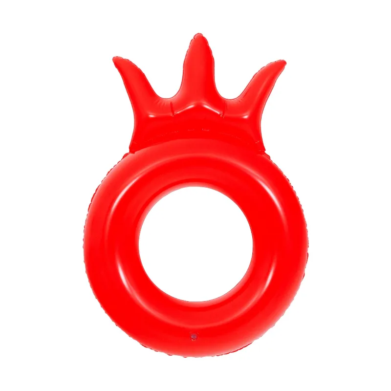 Colac gonflabil pentru piscina SunClub in forma de rodie, rosu, 72 cm