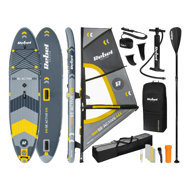Set Placa Gonflabila Windsurfing Sup 305X76X15 CM