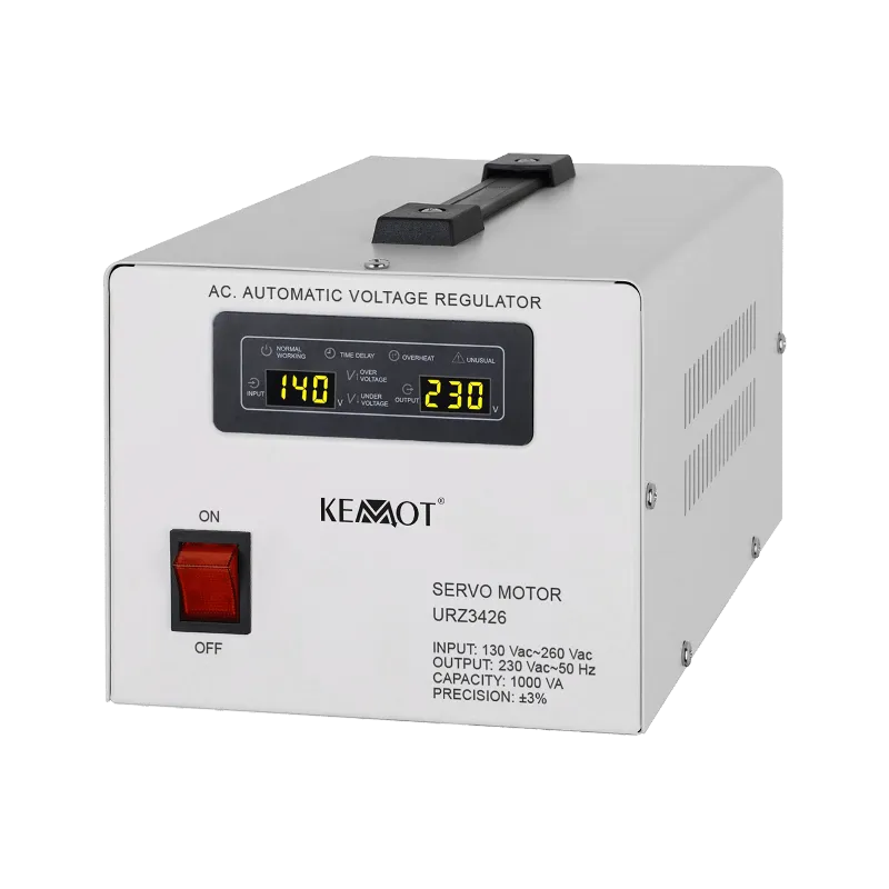 Stabilizator automat de tensiune cu servomotor KEMOT MSER-1000, 1000 VA