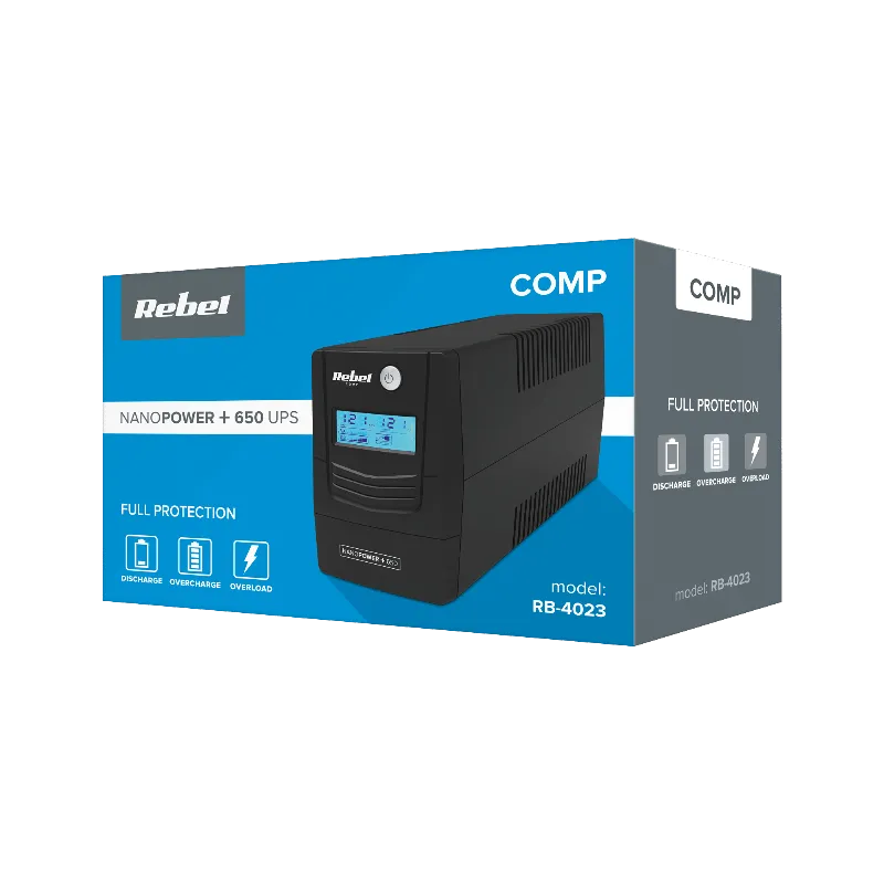 UPS offline Rebel Nanopower Plus 650 (650 VA / 360 W)