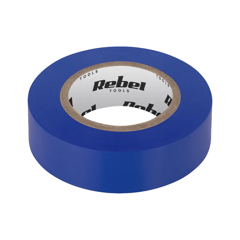 Banda izolatoare adeziva REBEL 0,13 mm x 19 mm x 10 yd albastra