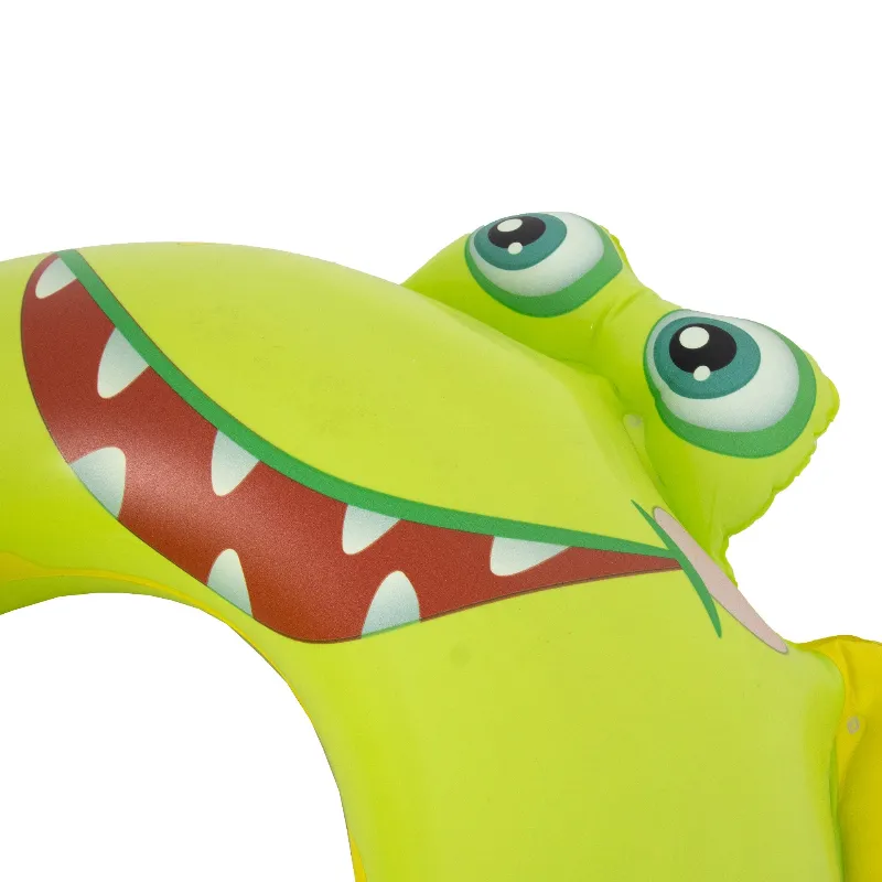 Colac gonflabil de piscina SunClub crocodil, 56 cm