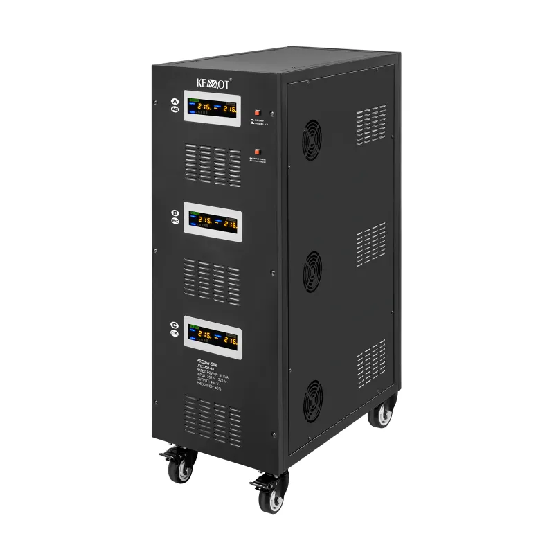 Stabilizator automat trifazat 50 kVA cu servomotor KEMOT PROavr-50k
