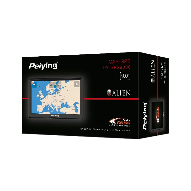 Sistem de navigatie GPS Peiying Alien PY-GPS9000, ecran 8,8 inch, harta Europa