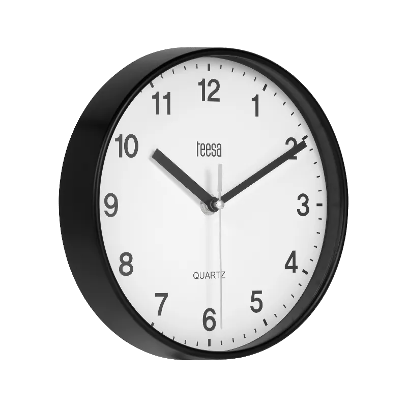 Ceas de perete Teesa 20 cm negru