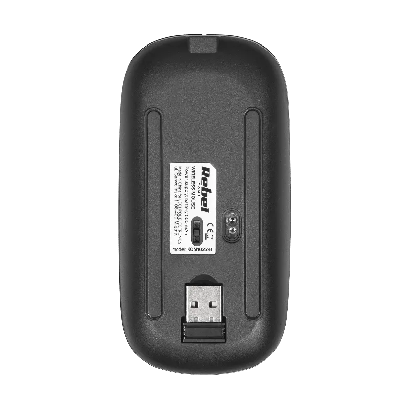 Mouse wireless Rebel WM210 negru