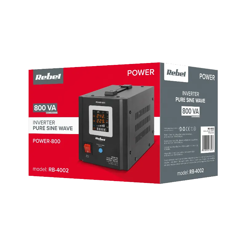 Ups Centrale Sinus Pur 800VA 500W 12V Rebel