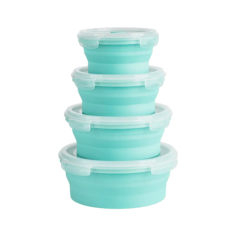 Set 4 Caserole Silicon Rotunde Teesa