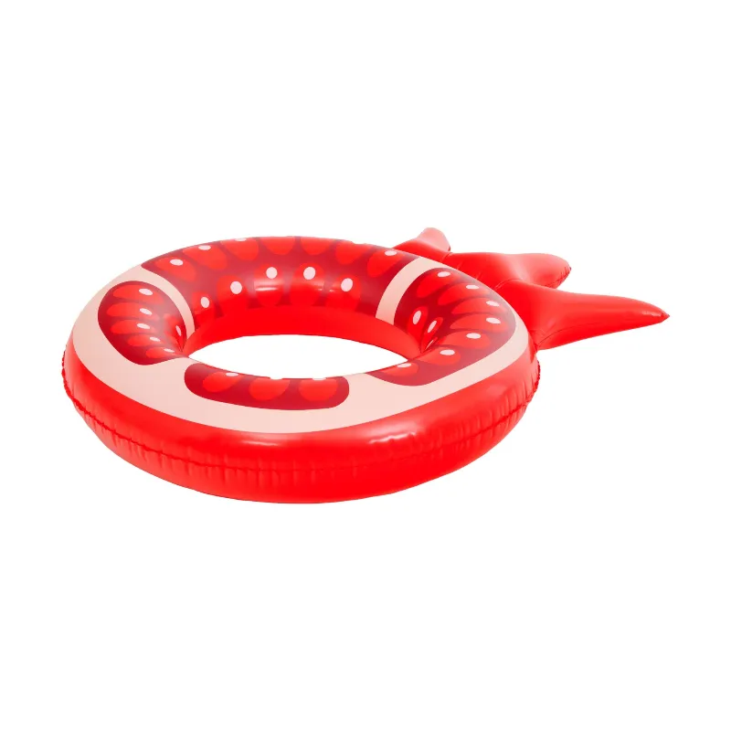 Colac gonflabil pentru piscina SunClub in forma de rodie, rosu, 72 cm