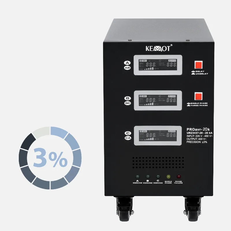 Stabilizator Servomotor Trifazat 20KVA Proavr-20K Kemot