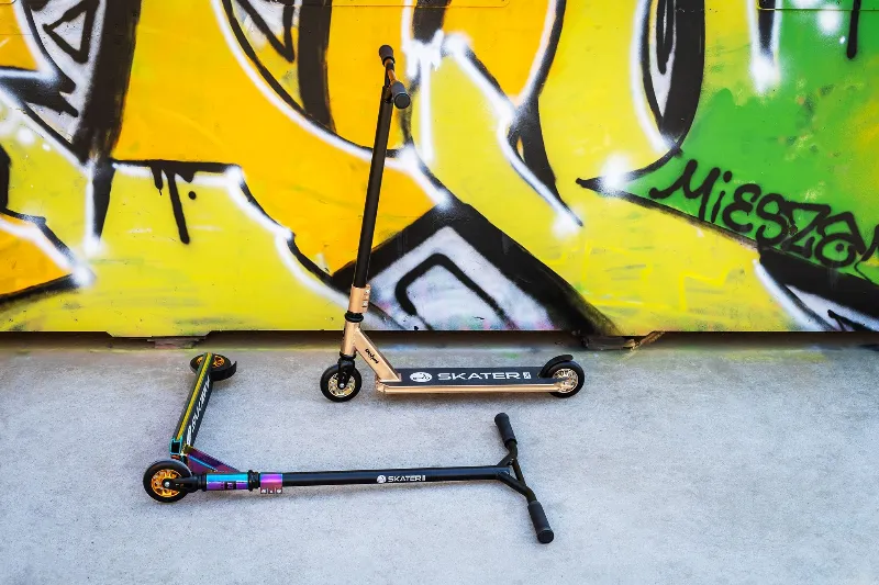 Trotineta acrobatii Rebel Skater Pro Gold