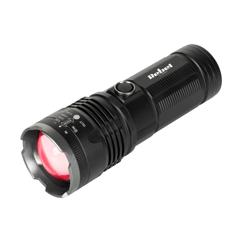 Lanterna reincarcabila LED cu zoom Rebel URZ0916, 20 W