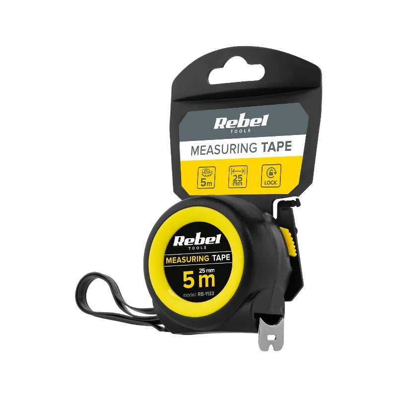 Ruleta metalica Rebel 5 m x 25 mm