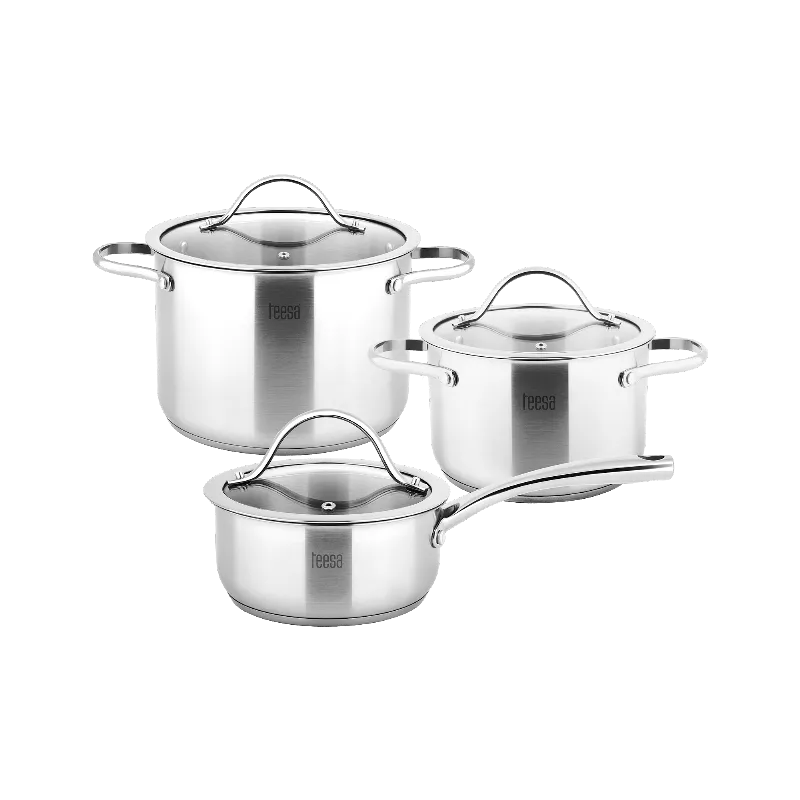 Set 3 Oale Inox 18/10 Teesa Cook Expert Master
