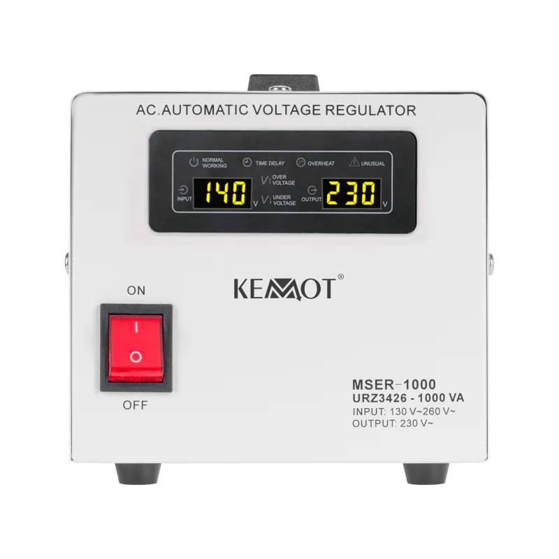 Stabilizator automat de tensiune cu servomotor KEMOT MSER-1000, 1000 VA