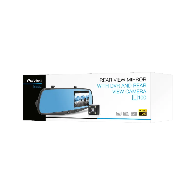 Oglinda retrovizoare cu DVR si camera de marsarier Peiying Basic L100