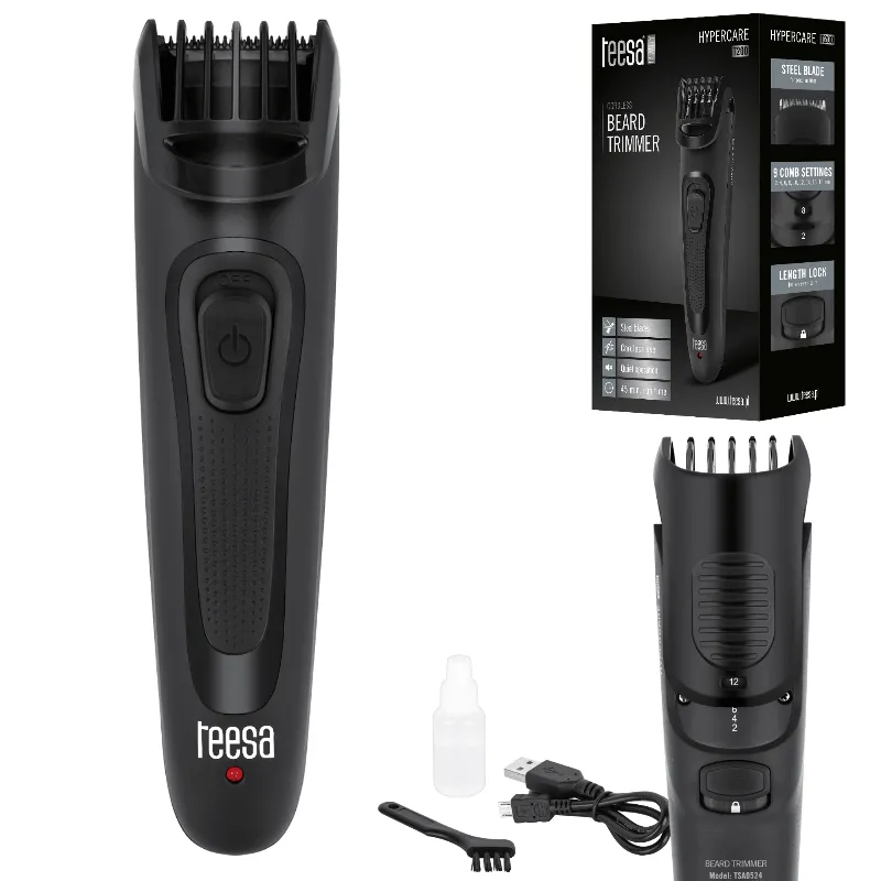Cordless Beard Trimmer Hypercare T200 Teesa