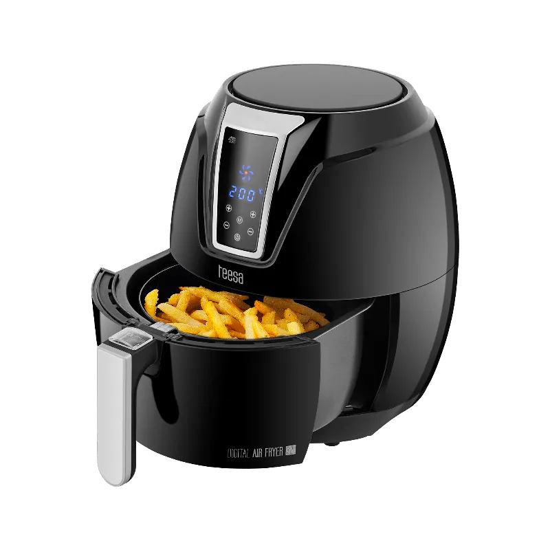 Friteuza fara ulei Teesa Digital Air Fryer 3,2 L negru