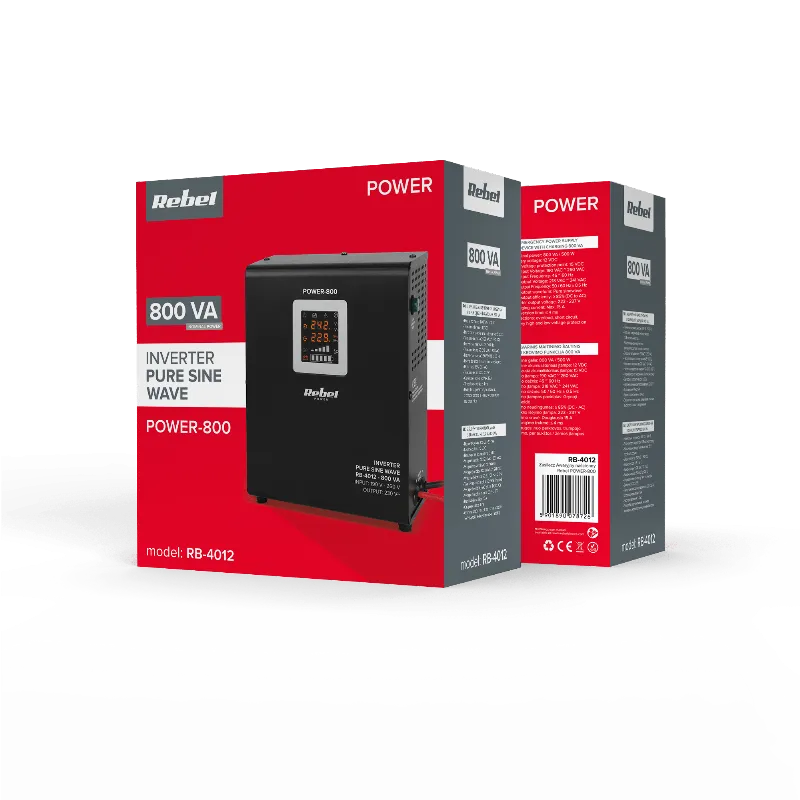 Ups Centrale Sinus Pur 800VA 500W 12V Rebel