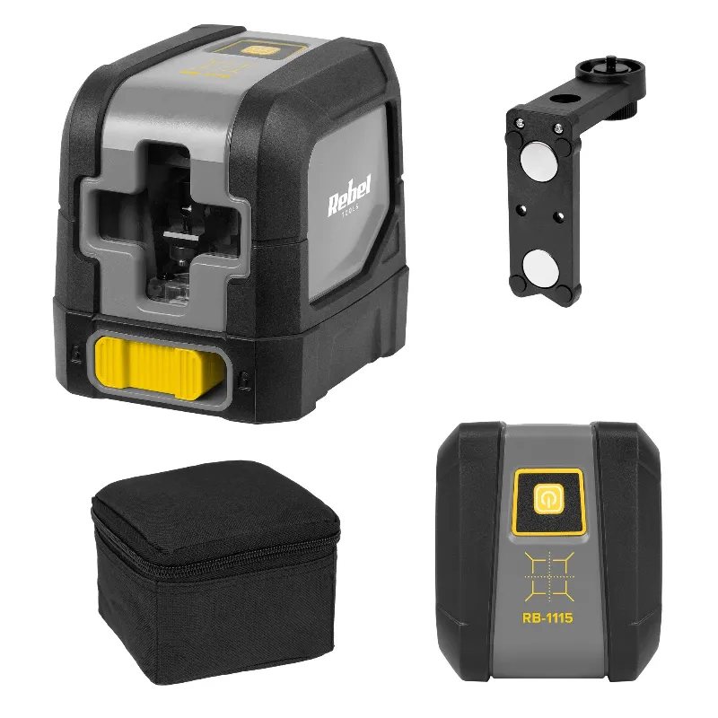 Nivela laser cu linii in cruce Rebel RB-1115, clasa 2