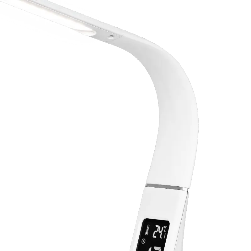 Lampa LED de birou Rebel cu ceas, calendar si termometru