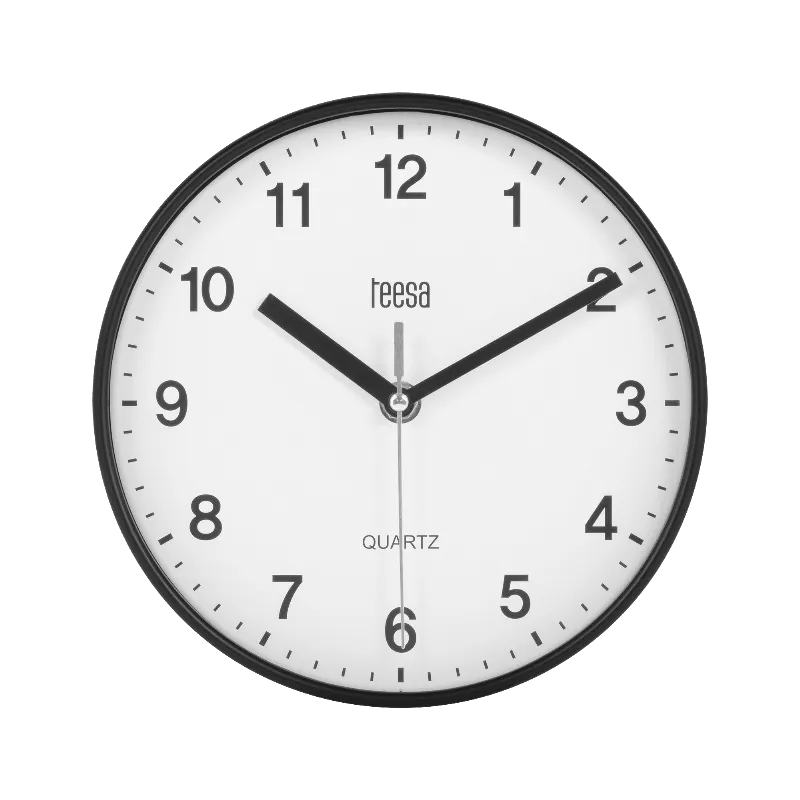 Ceas de perete Teesa 20 cm negru