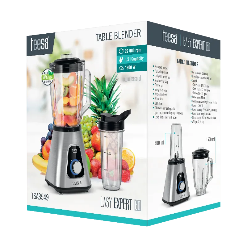 Blender Masa 1300W Easy Expert Go Teesa
