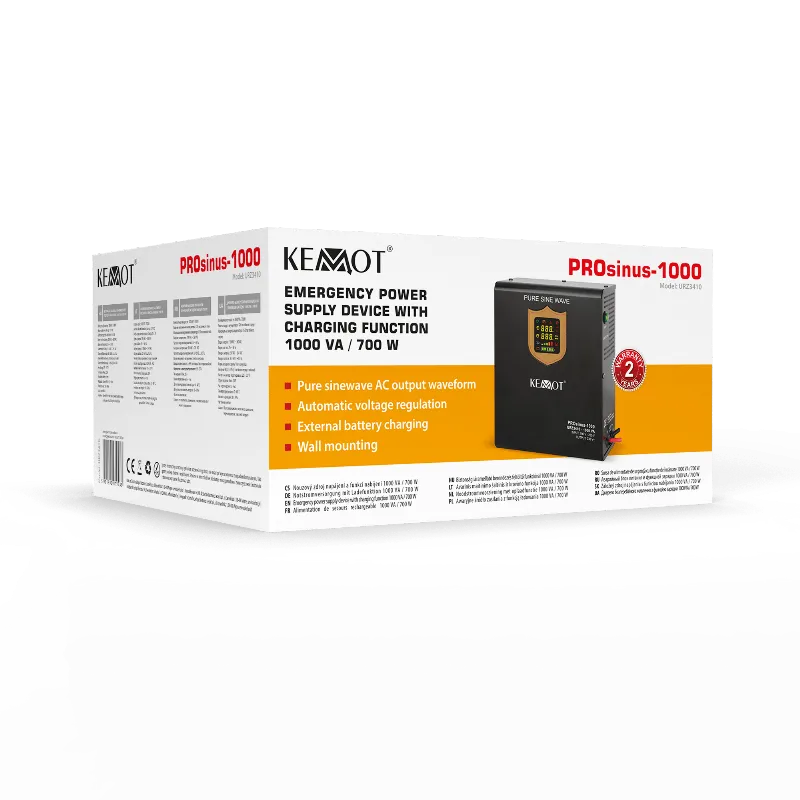 UPS centrale termice Kemot PROsinus-1000 1000VA/700W 12V