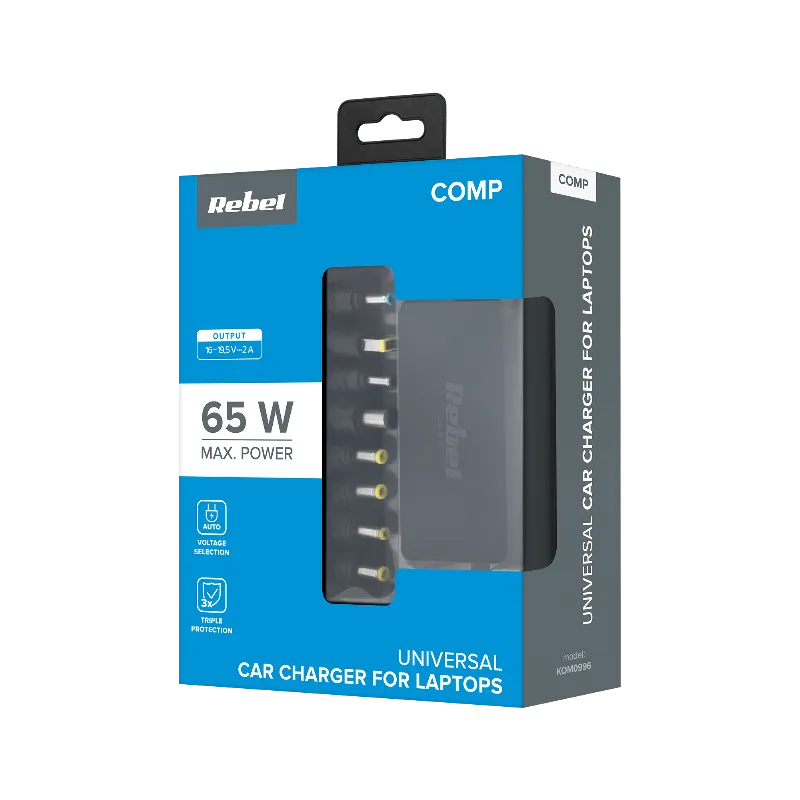 Alimentator Laptop Universal 65W 15-24V Rebel