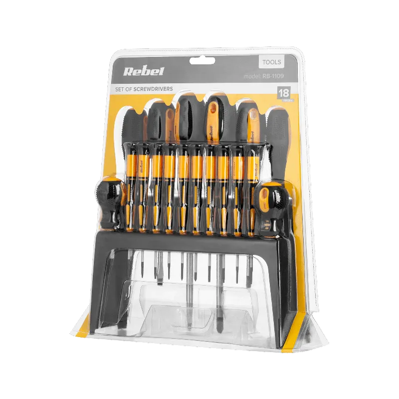 Set surubelnite Rebel 8 + 10 (18 piese)