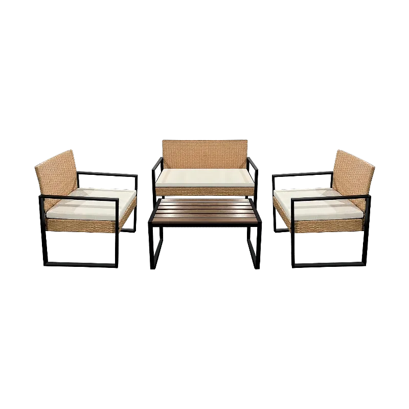 Set mobilier gradina AMI Teesa, maro deschis