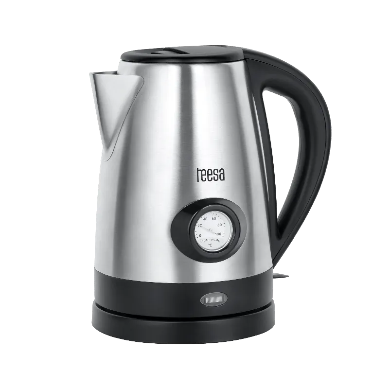 Fierbator electric Teesa TSA1513, 1,7 l, 2200 W, indicator temperatura apa