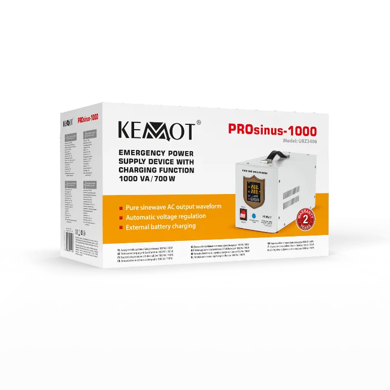 Ups Centrale Termice Sinus Pur 1000VA/700W 12V Kemot