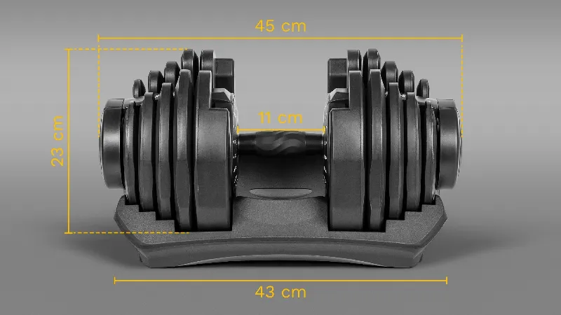 Gantera din Fonta Reglabila Automata 40 KG Rebel Active