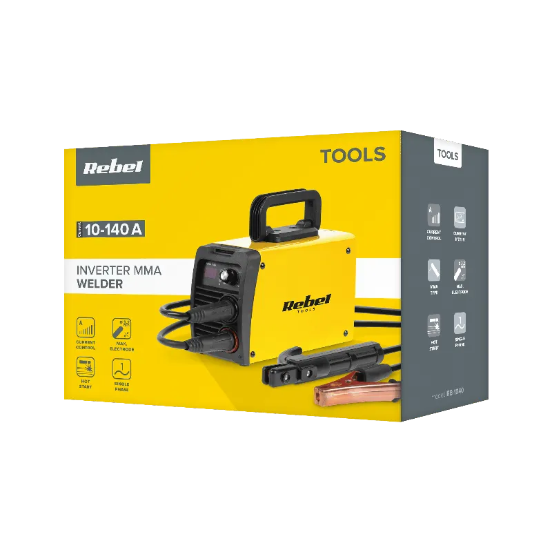 Aparat sudura MMA 10-140A LED Rebel