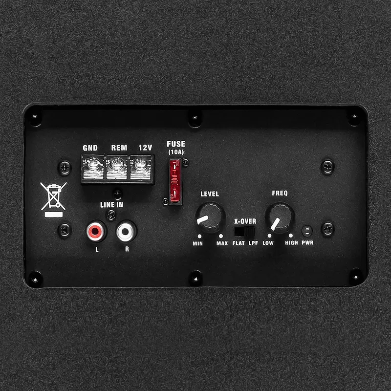 Subwoofer 10 Inch cu Amplificare 200W Max