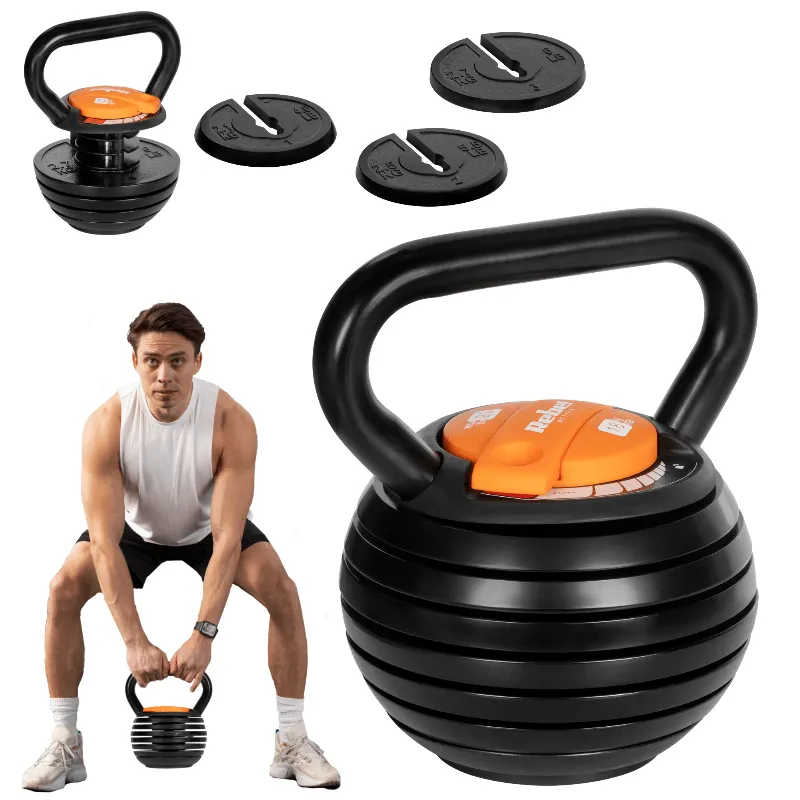 Kettle Bell Ajustabil 6 Talere 3.5-18KG Rebel Active