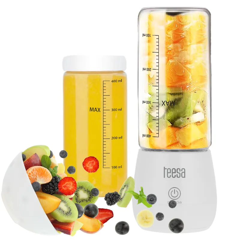 Blender Portabil 450ML 100W 2X 2000 MAH Teesa