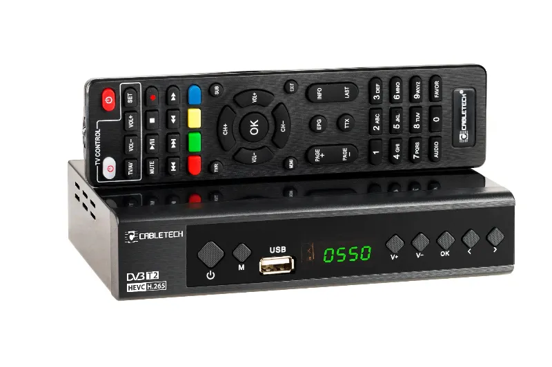 Tuner Digital Terestru / Cablu DVB-T2/C H.265 Cabletech