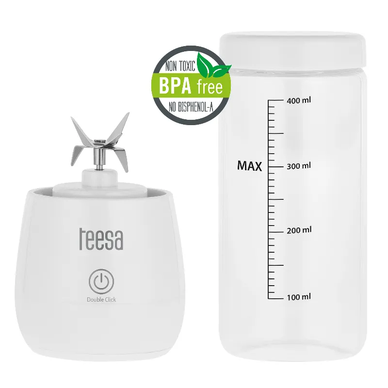Blender Portabil 450ML 100W 2X 2000 MAH Teesa