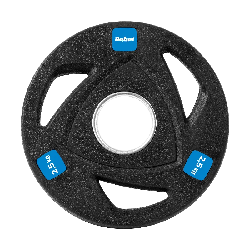 Disc Greutate Fonta Cauciucata Set 4 X 2.5 KG Rebel Act