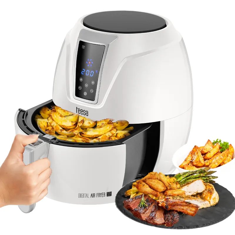 Friteuza fara ulei Teesa Digital Air Fryer 3,2 l alb