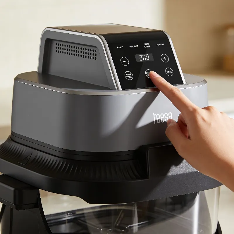 Friteuza Glass Airfryer 4L+1.5L 1500W Teesa