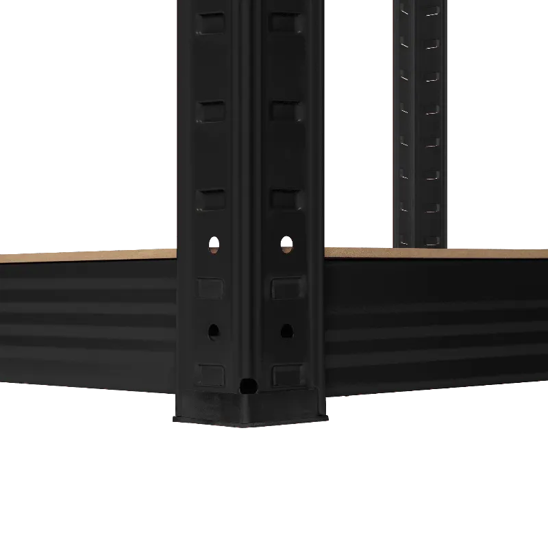 Raft Metalic 5 Polite 750KG MDF 180X90X40 Negru Rebel