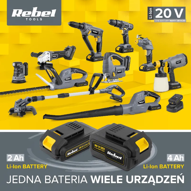 Trimmer Gard Viu fara Acumulator Rebel