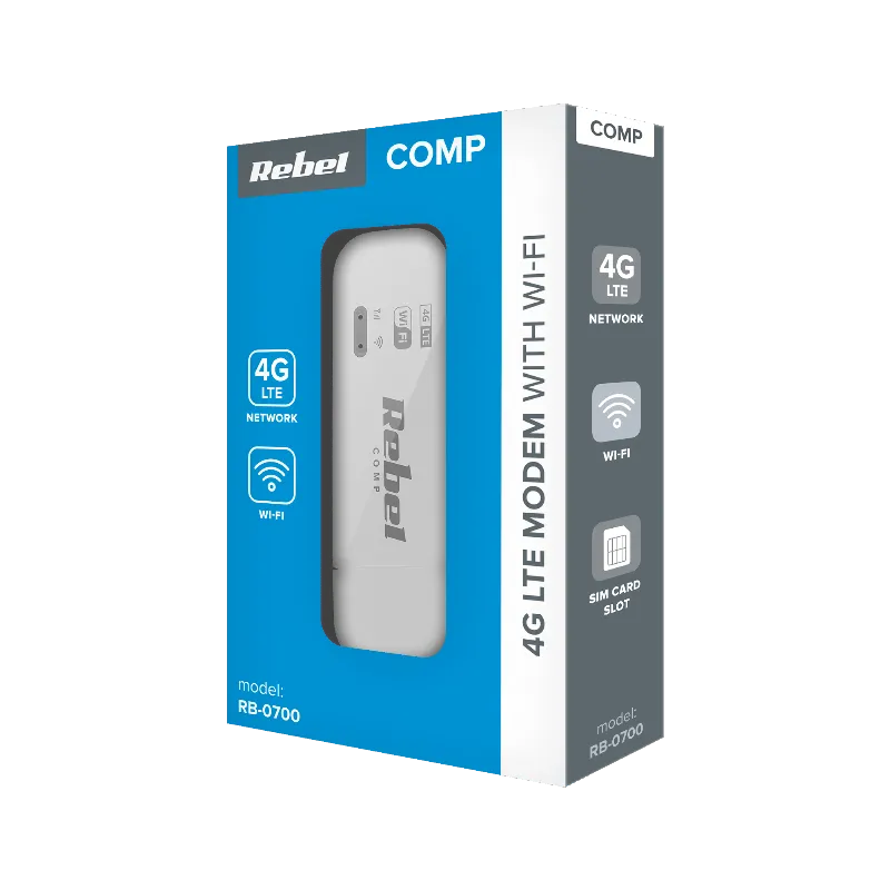 Router mobil 4G LTE Rebel RB-0700 cu Wi-Fi