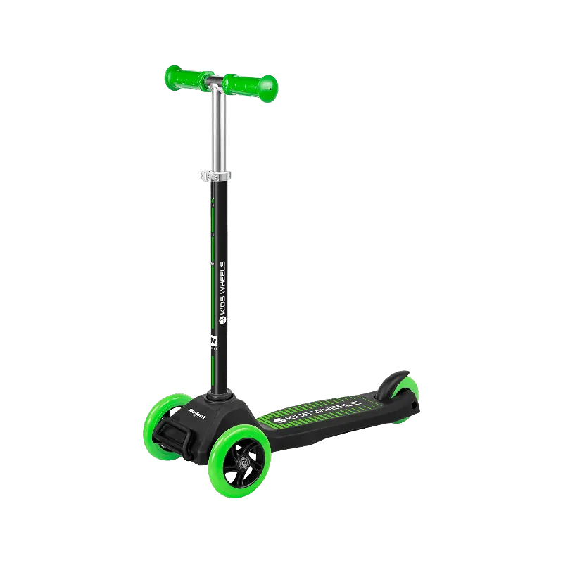 Trotineta pentru copii Rebel Kids Wheels, verde, cu 3 roti
